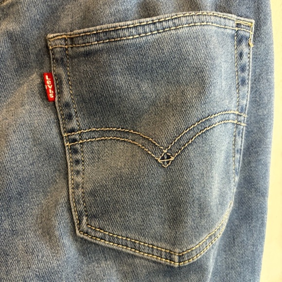 LEVI’S Sz 16 Junior Jogger Soft Denim Pockets Elastic Waist & Hem Jeans - Picture 9 of 11